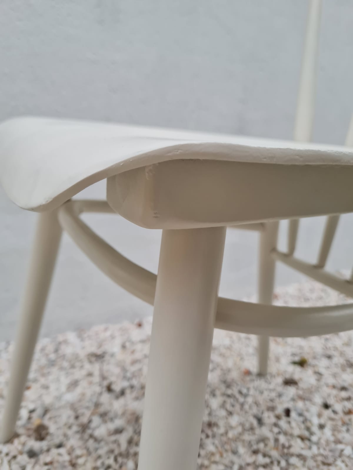 White bistro chair