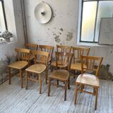 8 chaises de bistrot Luterma