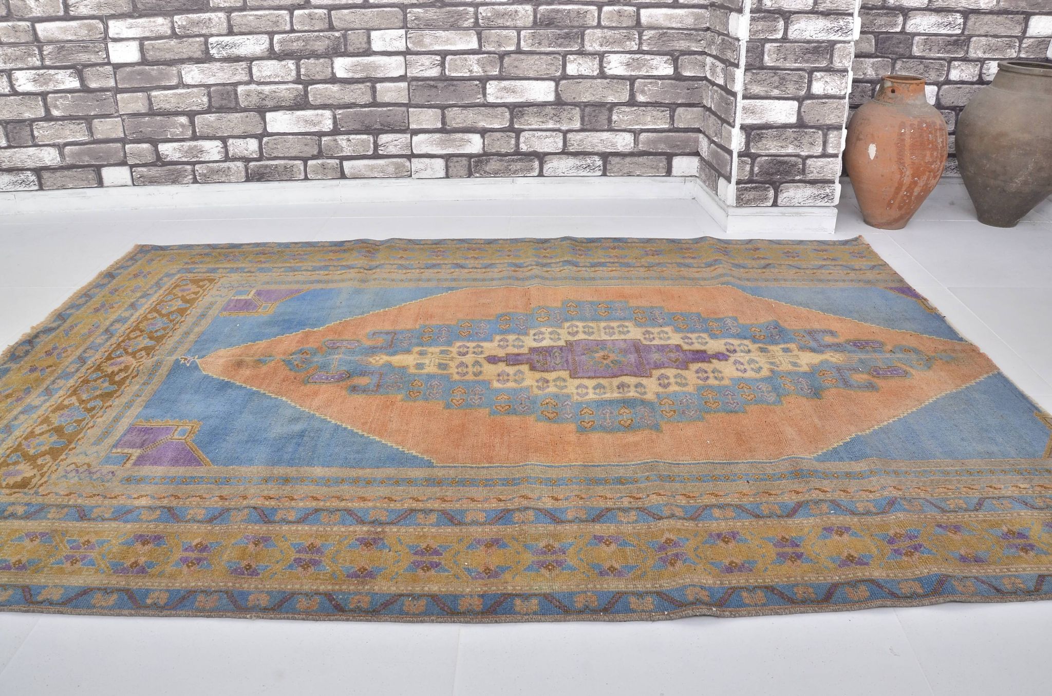 Tapis de sol anatolien Oushak sku 2280