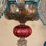 Girandole vénitienne en verre de Murano multicolore, XIXème siècle