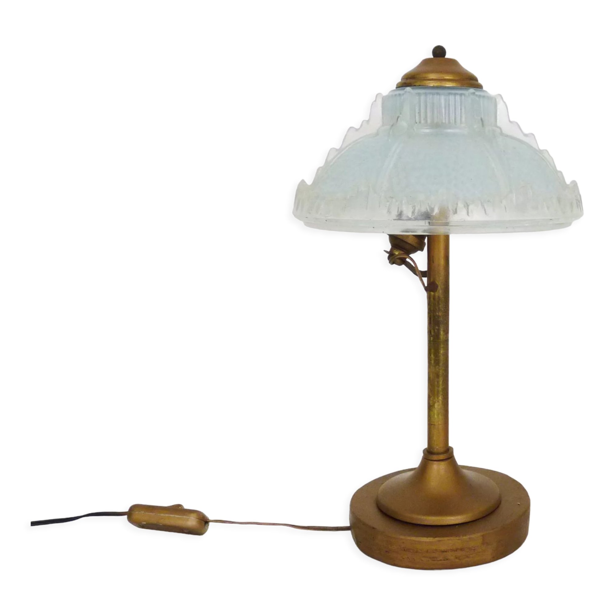 Desk lamp, art deco table lamp ezan france, 30s