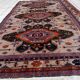 Vintage caucasian Kazak rug 123x213cm 1960s