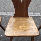 Brutalist chairs deco mountain chalet