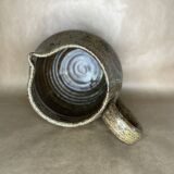 Mega jug in pyrite stoneware