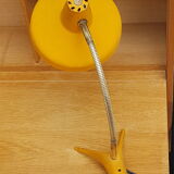 Yellow raven-footed desk lamp 1950