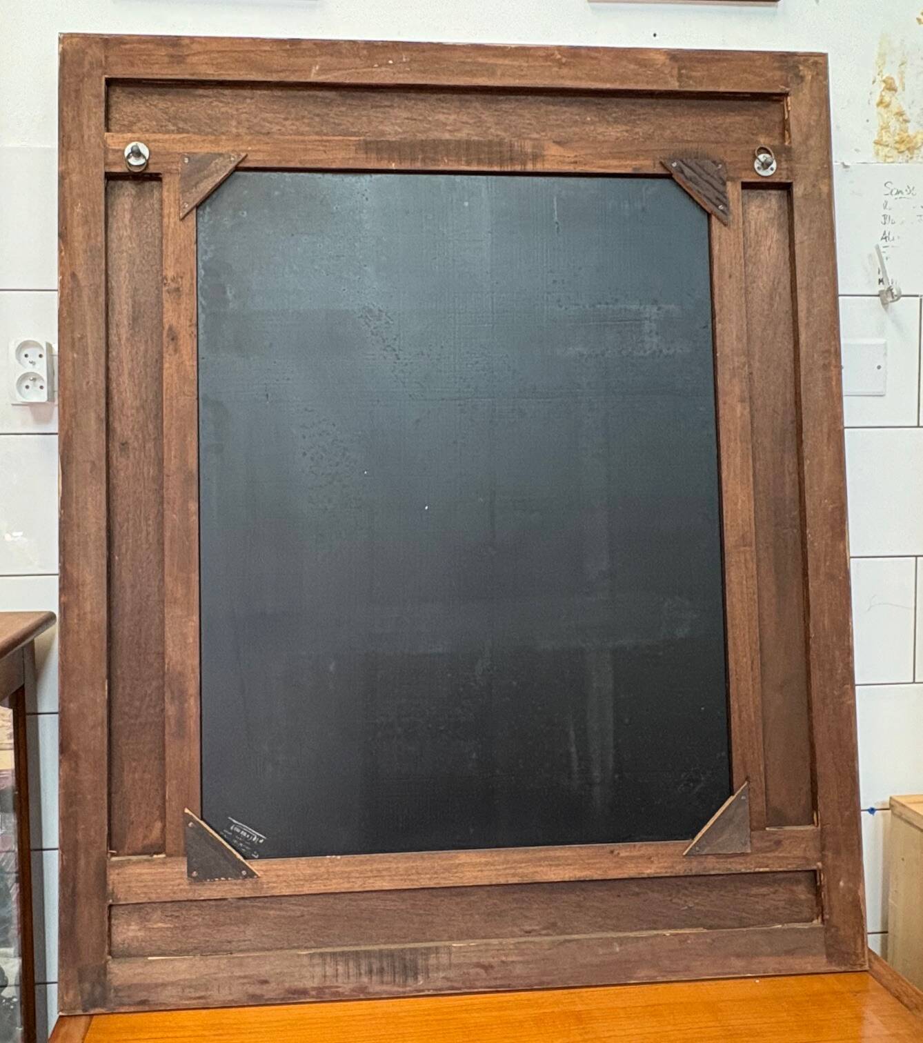 Large antique engraved and gilded wall mirror – Venetian style