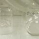 Night service in crystal grave good night 2 pieces carafe and glass