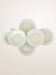 Set of six white porcelain deep plates by Pillivuyt.