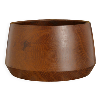 Mid-Century Modern Solid Teak Wood Bowl, Sweden