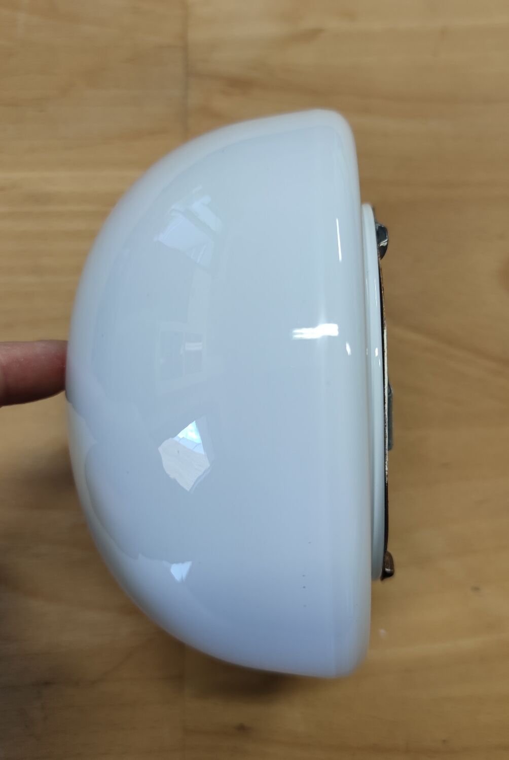 Opaline ceiling lamp