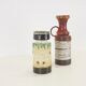 Set of 2 vintage mid century ceramic vases