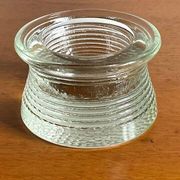 Vintage glass paperweight tray