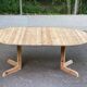 Table à manger ronde décapée extensible Rainer Daumiller Hirtshals Sawaerk