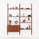 Teak modular shelving unit, Danish design, 1960s, made in Denmark
