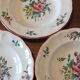 Set of 10 hollow plates KG Lunéville réverbère