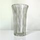 Large Art Deco glass vase with elongated diamond pattern, 1930s