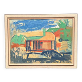 Original Swedish Oil on Panel – “Jämtland” by Ragnar Godin – Signed – Dated 1965 – Vintage & Framed – 60 × 80 cm (23.6" × 31.5")