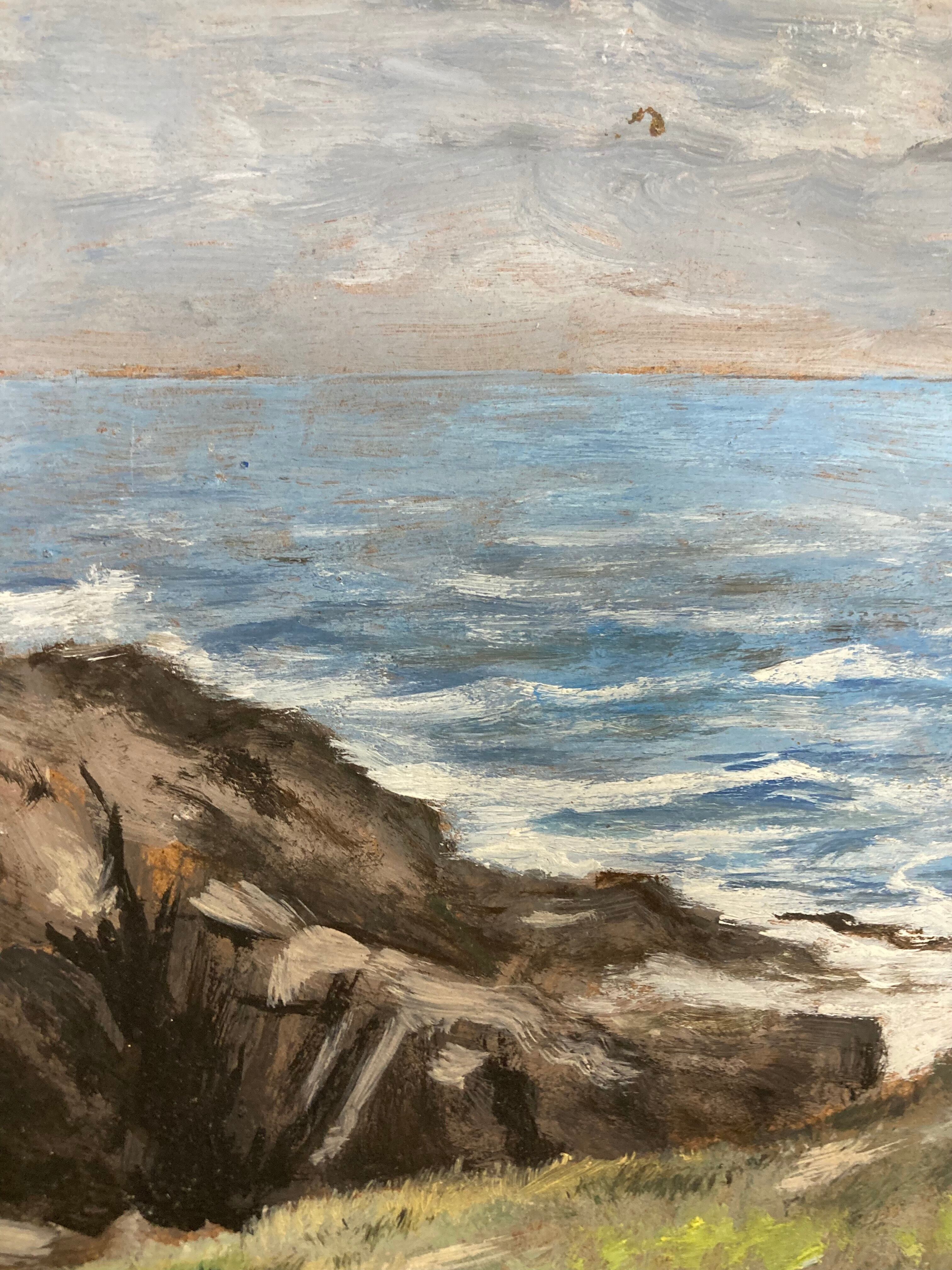 Vintage landscape painting