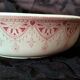Hollow plate fruit drain - sarreguemines earthenware "calcutta"