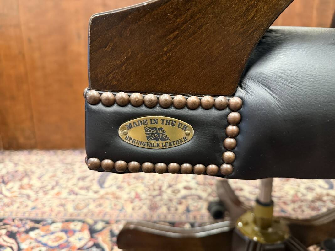 English Springvale Chesterfield Office Chair Black