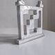 1960s crackle ceramic candle holder