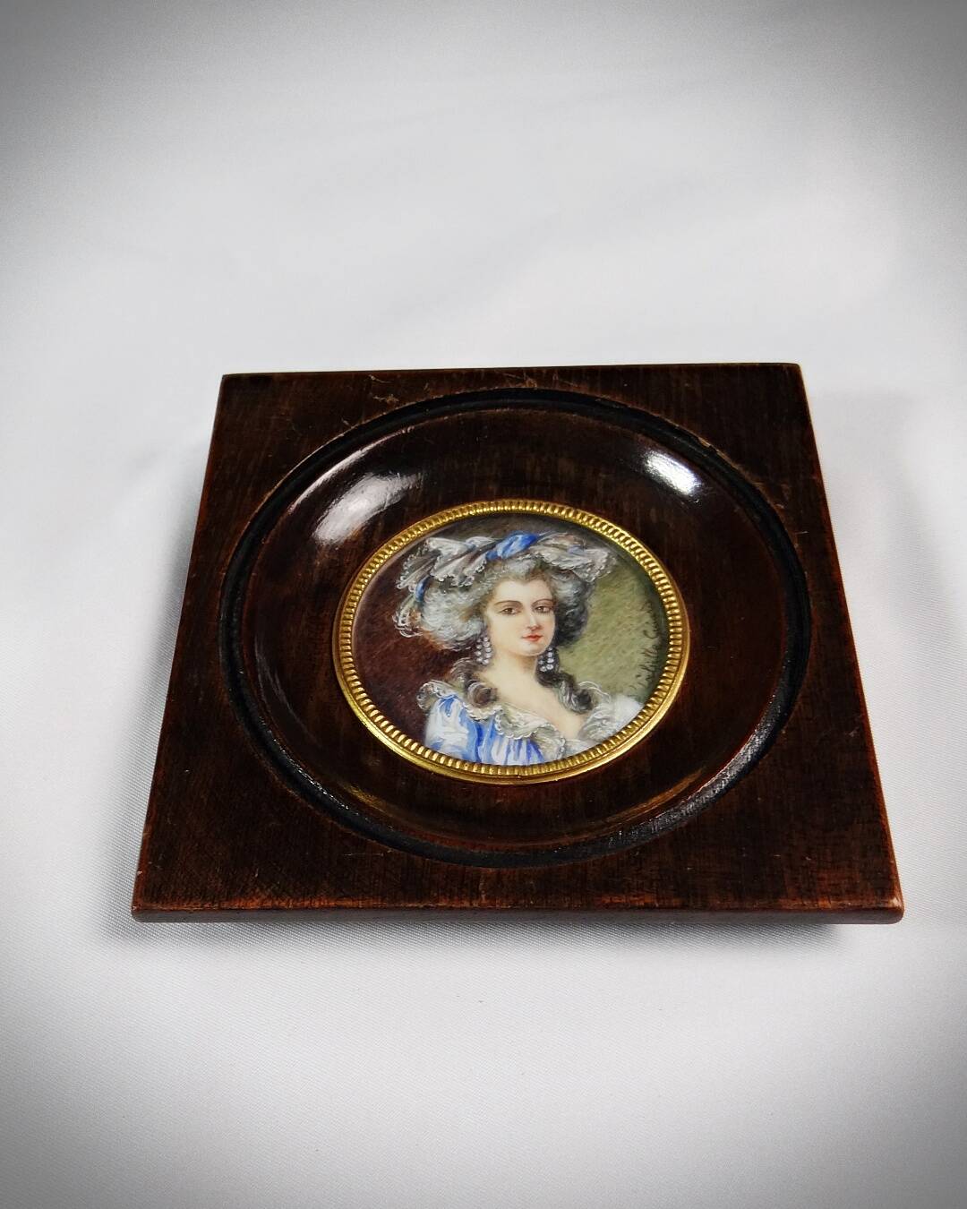 Miniature portrait Duchess of Coutances by Labille-Guiard hand painted