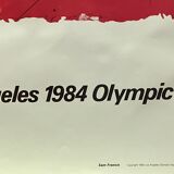 SAM FRANCIS - Los Angeles Olympic Games, 1984 - Poster