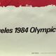 SAM FRANCIS - Los Angeles Olympic Games, 1984 - Poster