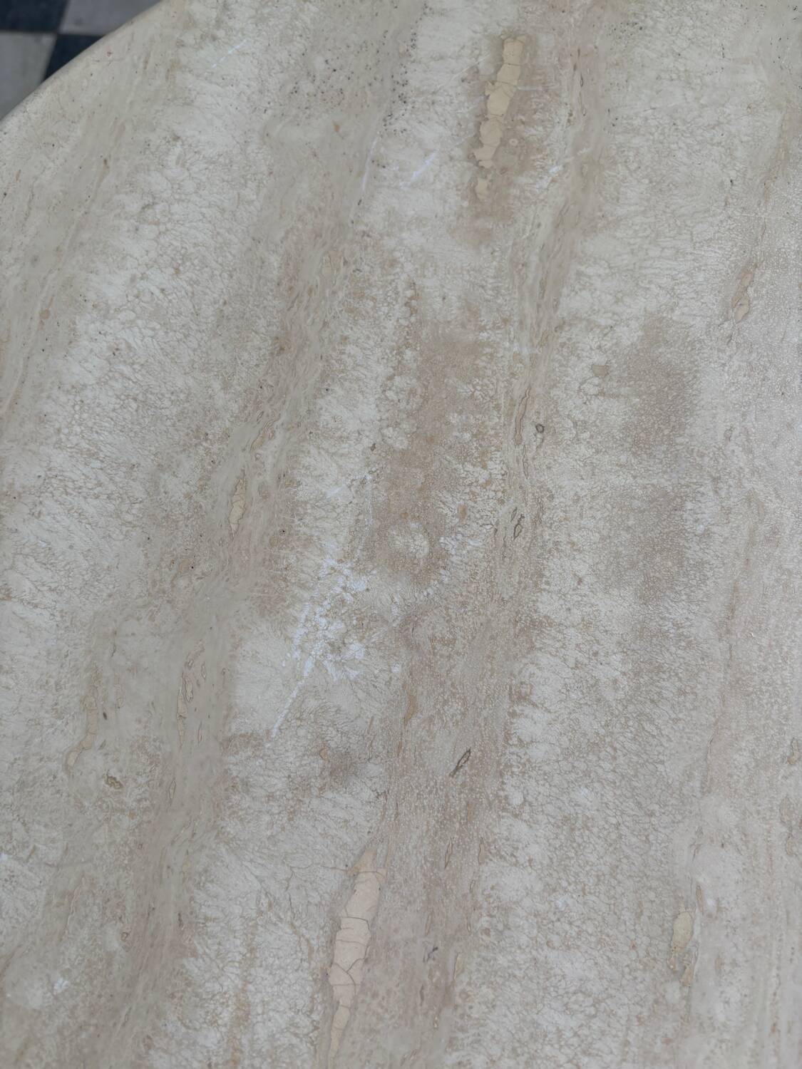 Vintage travertine coffee table