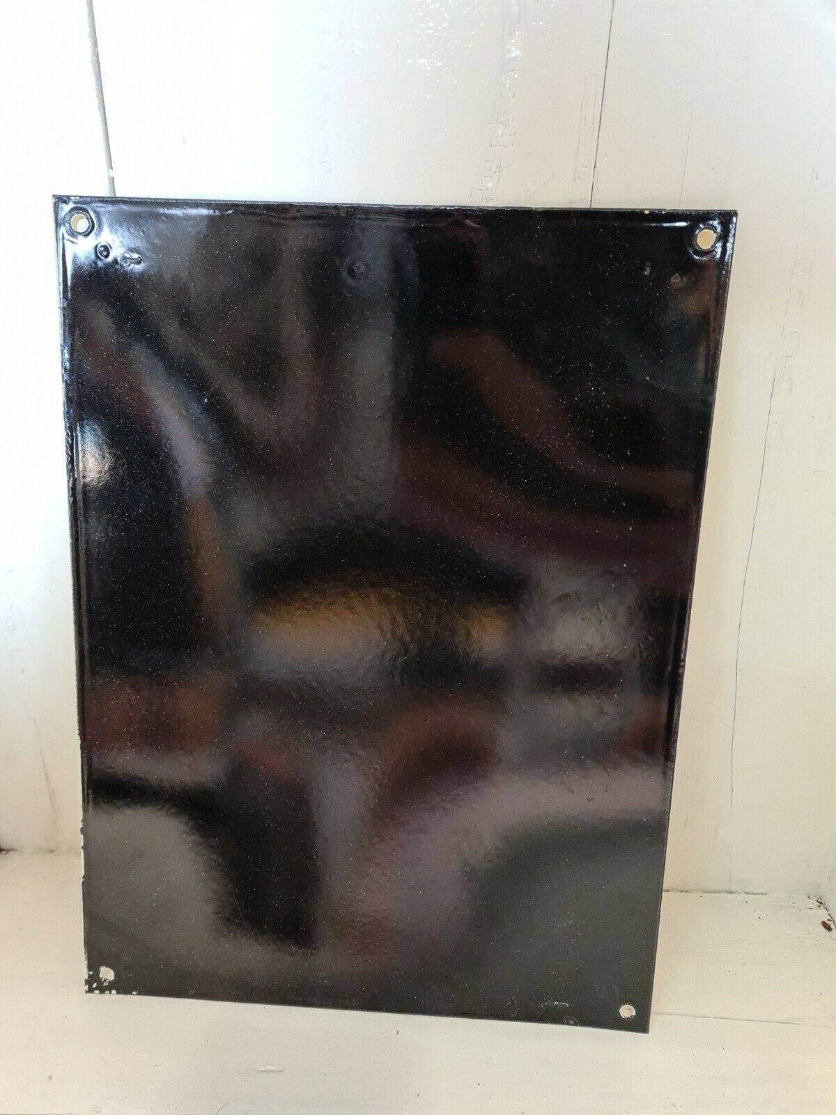 Pin'up berger enamel plate