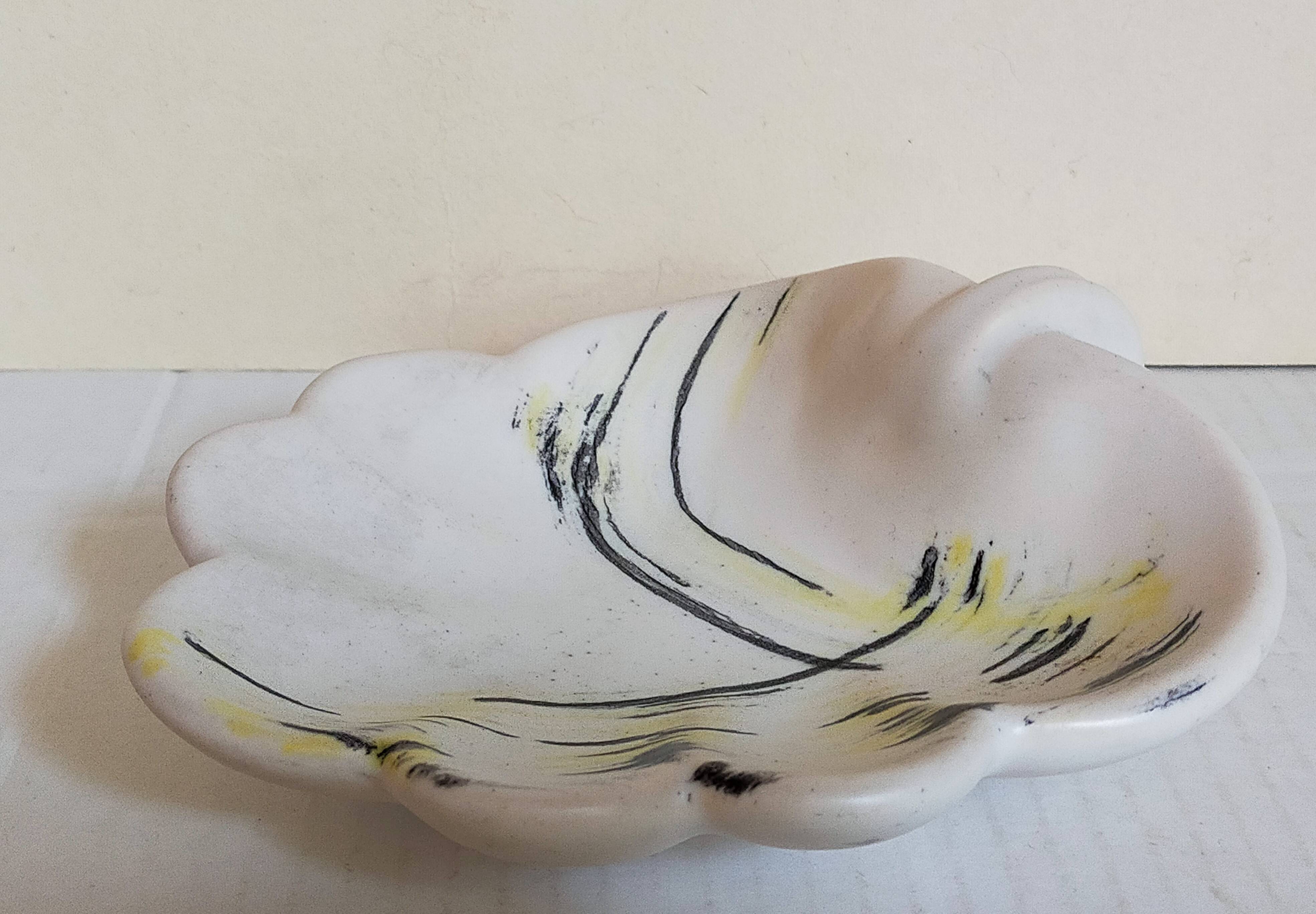 Vallauris ceramic pocket tray from the 1950s