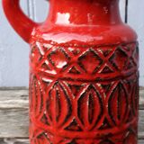 Vase W Germany bay 93 25 rouge