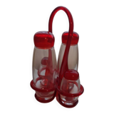 Guzzini oil/vinegar/salt/pepper set made in italy