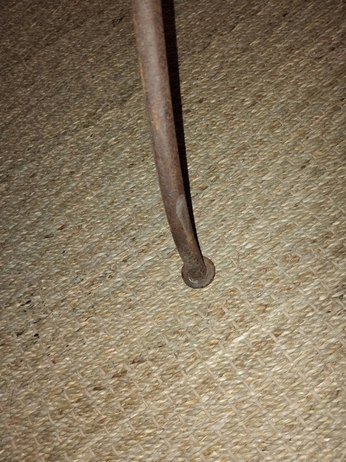 Pair of wrought iron chairs