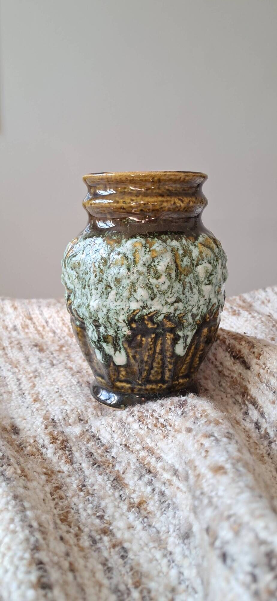 Fat Lava ceramic vase from the 1970s