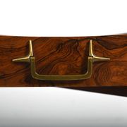 Table pliante à plateau de Mogens Lysell, Danemark, années 1960