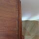 Curved showcase library carved wood 2 doors mahogany English style
