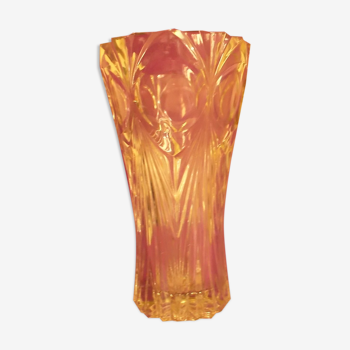 Vase verre taille