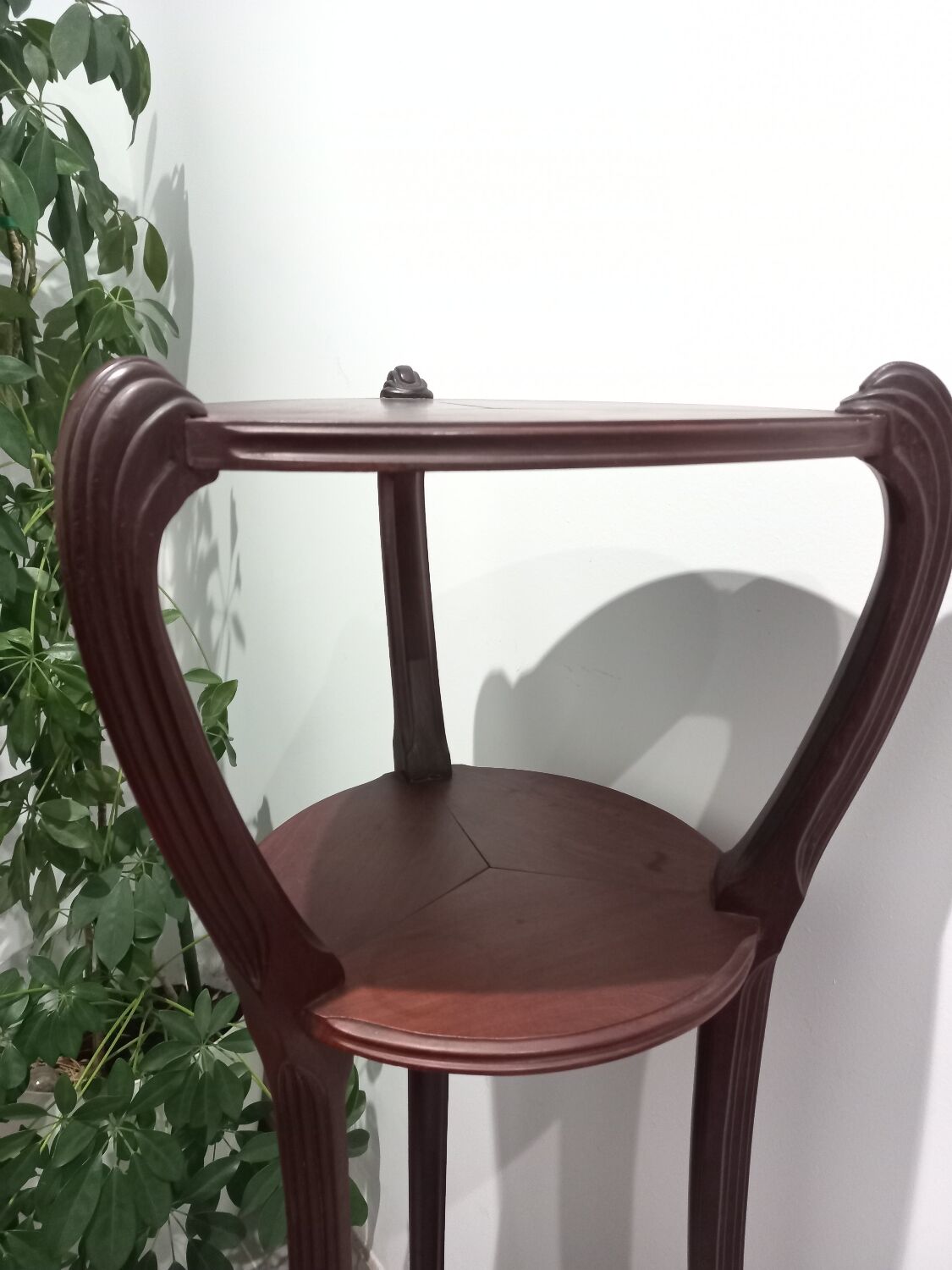 Mahogany Art Nouveau Stand
