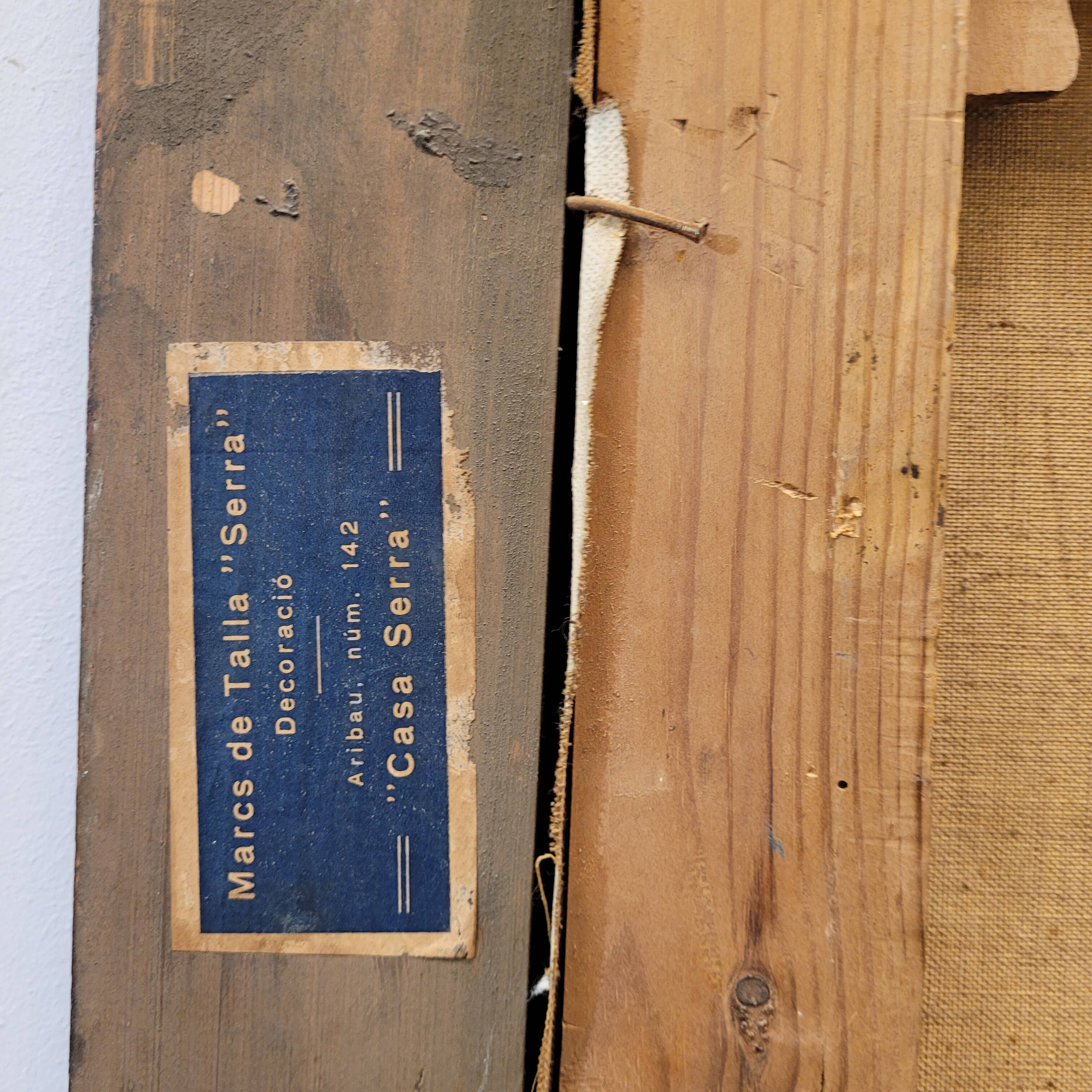 Oleo sobre lienzo “Setembre”, Francesc d’Assis Planas Doria, Escuela catalana, pp. s. XX - Catalonia,