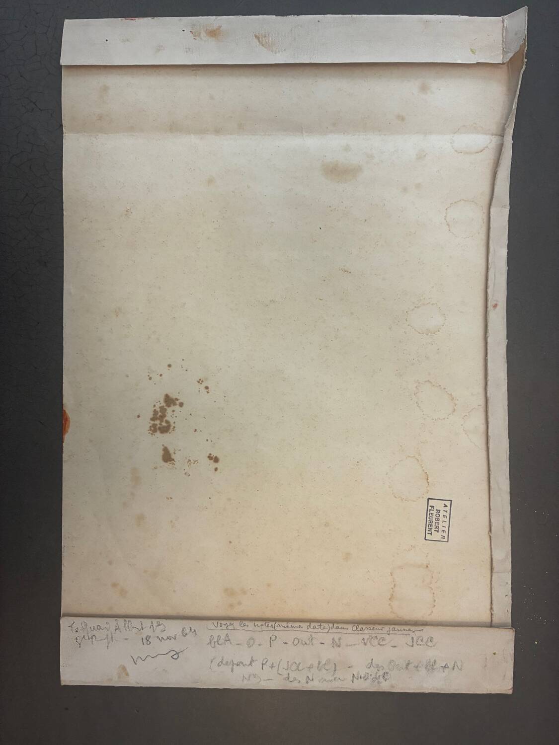 Painting, view of Saint Raphael 1964 by Robert Fleurent