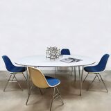 Vintage fiberglass DSX chairs Vitra Eames Herman Miller