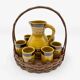 Ceramic enamelled orangeade service GK 1970s