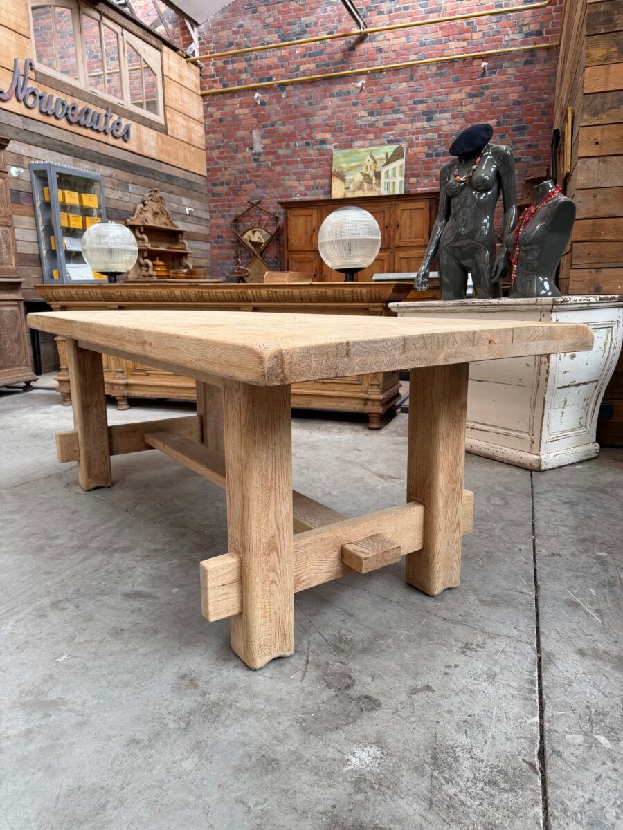 Oak farmhouse table