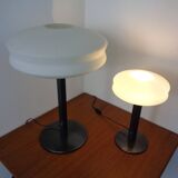 Italian Opal Glass Lamps by Stefano Marcato, Set of 2