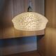 White Clichy glass suspension