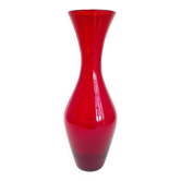 Vase rouge Monica Bratt pour Reijmyre glasbruck