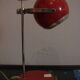 Lampe boule en métal rouge de 1970