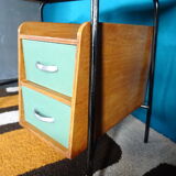 Desk hanging drawers and chair