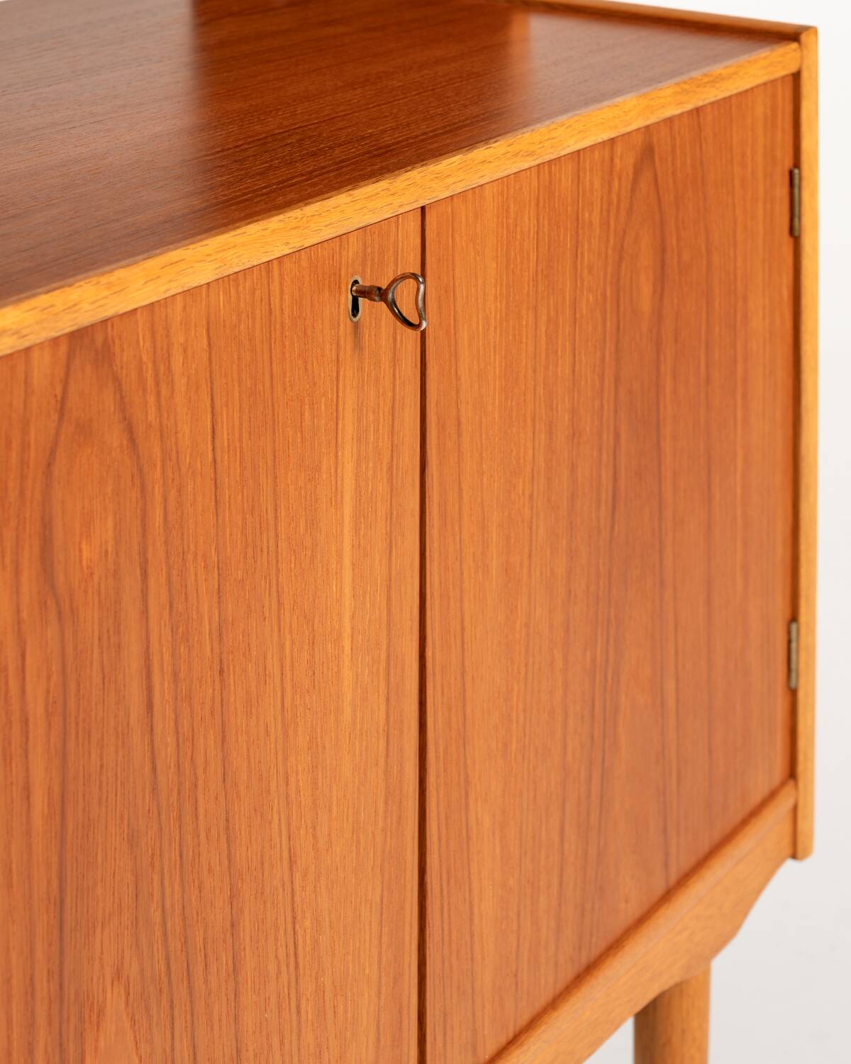Teak and Oak Bookcase, Scandinavia, 1950s/60s